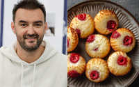 Pour se régaler au goûter, Cyril Lignac livre sa recette de financiers aux framboises comme dans sa pâtisserie