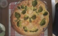 Quiche au chèvre et brocolis