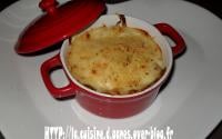 Mini cocotte de fonds d'artichauts gratinés