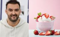 À la fois généreuse et fruitée, Cyril Lignac partage sa recette de crème dessert aux fraises