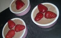 Crème chocolat - fraises