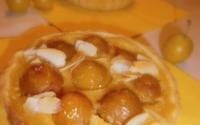 Tartelette de mirabelles à la crème d'amandes