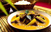 Bœuf curry aux pointes de bambou