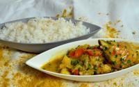 Curry de volaille minute, riz créole