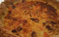 Quiche truite fumée et tomates confites