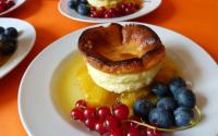 Petits flans de ricotta au Limoncello et à l’ananas