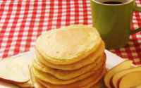 Pancakes et sirop d'érable