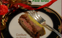 Foie gras en terrine et confiture de figues sèches