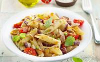 Penne au thon et aubergines