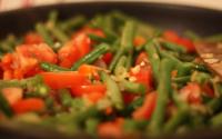 Haricots verts à la tomate