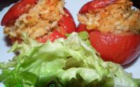 Tomates farcies au poisson