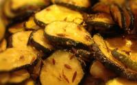 Courgettes à l'ail et au cumin à l'Actifry