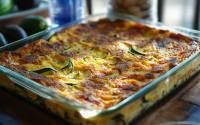 Flan de courgettes économique