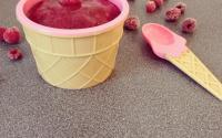 Glace rapide aux fruits rouges et au yaourt