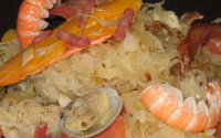 Choucroute de fruits de mer et algues