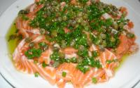 Carpaccio de saumon