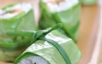 Makis de laitue aux légumes croquants