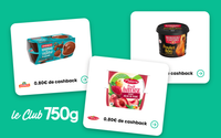 Avec le Club 750g, faites des économies : voici 3 offres pour récupérer de l’argent sur l’achat de mousse au chocolat, compotes et de rillettes