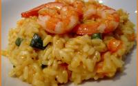 Risotto crevettes et courgettes