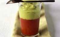 Gaspacho de légumes épicés au guacamole