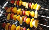 Brochettes briochees de nectarines