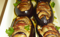 Aubergines farcies rapides et faciles