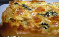 Tarte aux feuilles de blettes et gouda au cumin