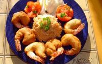 Gambas exotiques sans gluten