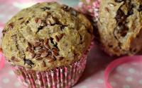 Muffins au chocolat et aux graines de lin