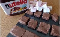 Fudge marshmallows et Nutella...