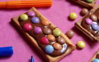 Barres chocolatées aux Smarties