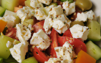 Salade de fromage Grecque