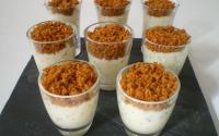 Verrine de crème de citron et spéculoos