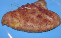 Escalope de poulet panée