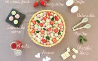 Tarte gourmande fraise & menthe