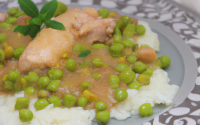 Poulet aux pois chiches