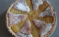 Tarte poire frangipane