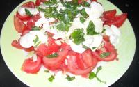 Tomates mozzarella au vinaigre de Xéres