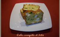 Cake courgette et feta