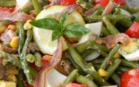 Salade de haricots verts estivale