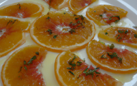 Carpaccio d'oranges