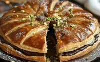 Parfaite pour l’Épiphanie, découvrez la recette de galette des rois façon chocolat de Dubaï