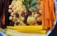 Couscous vegan aux légumes anciens