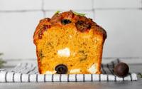 Cake salé feta olives