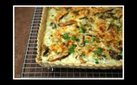 Quiche champignons et cerfeuil sans lactose