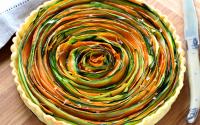 Tarte spirale aux légumes