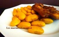 Haricots soissons : Tamarinade de poulet et sa soissonee