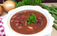 Soupe aux haricots rouges