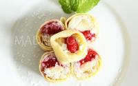 Maki aux framboises et aux bananes