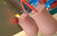 Milkshake à la fraise